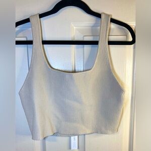 House of‎ Harlow Beige CropTop Sweater,L